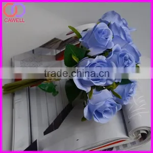 Wholesale White Artificial Silk Roses Flowers thumbnail-3