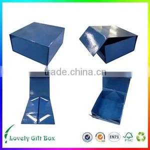 Cheap Paper Folding Cardboard Magnetic Gift Boxes thumbnail-4