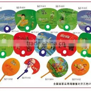 Printing pp Hand Fan Promotion Custom Cheap Advertising Fan Mini Plastic Hand Fan thumbnail-6