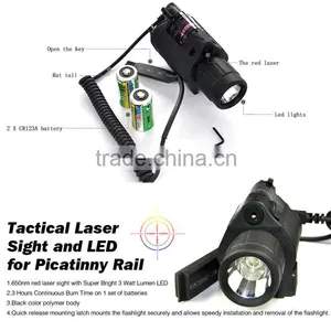 800m Red Beam Laser Sight Mili-dot With LED for Gun or Rifle thumbnail-1