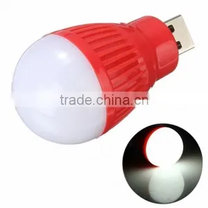 USB LED Ball Desk Reading Light / USB Portable Light / Bulb For PC Laptop thumbnail-3