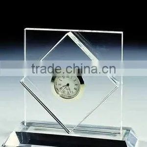 Crystal Clock With Cut Sheet for Souvenir Gift thumbnail-1