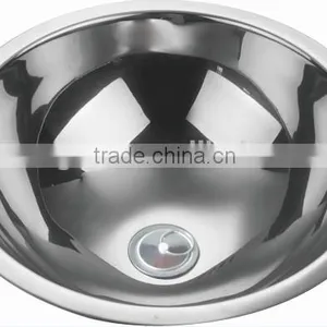Yacht,Boat,Train and Public Mobile Toilet Used Stainless Steel Elliptical Hand Wash Basin Kitchen Sink GR-Y589 thumbnail-2