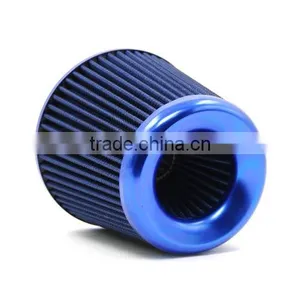Universal Car 3" Air Filters Round Tapered Clamp-On Stack Filtration Micro Cotton Gauze Cold Air Intake Filters thumbnail-5