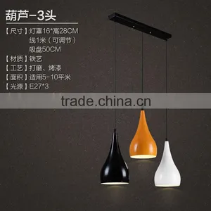 Colorful Bottle Gourd Shape Pendant, White Black Orange Latest Design Pendant, Fashion Flat Hanging Decorative Indoor Pendant thumbnail-1