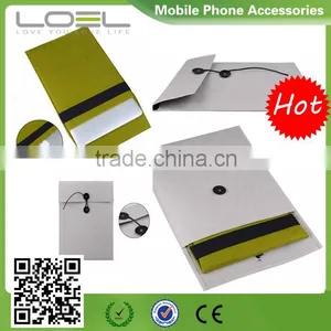 2016 New Arrival !!! Fashional Kraft PU Mini/ultra-thin Envelope File Cover Sleeve for Macbook Air Retin thumbnail-1