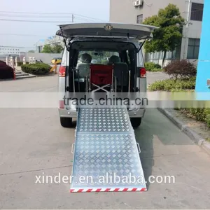 BMWR Series Folding Manual Wheelchair Van Ramp for Disabled and Electric Wheelchair thumbnail-2