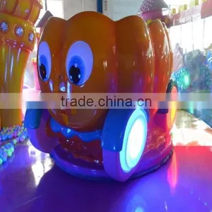New Design Amusement Park Electric Train Pumpkin Castle Joy Spray Cart Car Amusement Game thumbnail-4