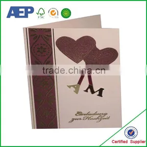 Customized Cheap Paper Folding Greeting Card thumbnail-1