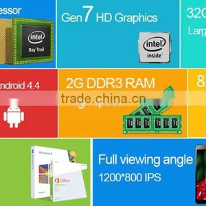 Original 8.0 Inch CHUWI VI8 Dual OS Tablet WIN 8.1 & Android 4.4 64bit Quad Core 1.8Ghz 2+32GB 2.0+0.3MP 1280x800px 5000mAh thumbnail-3