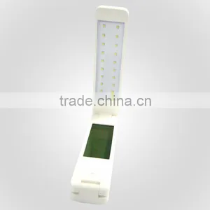 New Style Silver Led Folding Table Light Small Portable Lamp for Reading thumbnail-2