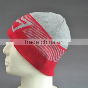 BSCI Audit Custom Winter Beanie Hat With Jacquard Logo thumbnail-4