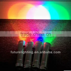 Factory Direct Sale 3W 10 Color Rgb Color Shine Led Flashlight thumbnail-3