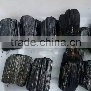 Wholesale Natural Black Tourmaline Rough Crystal Quartz Rock Raw Stone thumbnail-2