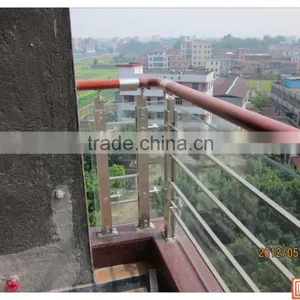 Stainless Steel Railing Systems,Glass Stair Handrail,Stair Glass Railing Prices thumbnail-4