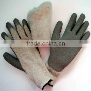Poly/cotton Crinkle Latex Coated Gloves thumbnail-1