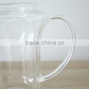 Wholesale Glass Teapot With Stainless Steel Infuser High Borosilicate Glassware N6365 300ml thumbnail-5
