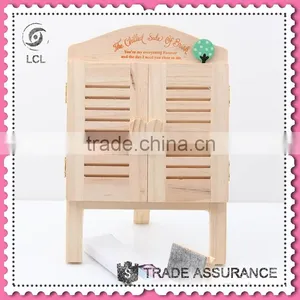 Portable Wooden Blackboard for Kids, Wooden Kids Blackboard With Chalks thumbnail-1