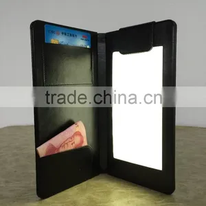 2016 Hot Leather Menu Cover Led Restaurant Receipt Holder thumbnail-1