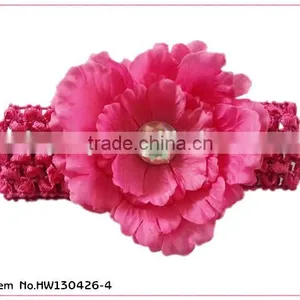 Floral Hairbands,baby Headband,crochet Flower Headband thumbnail-1