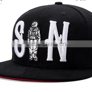 Square Flat Brim 3D Embroidery Fashion Wholesale Snapback Caps thumbnail-3