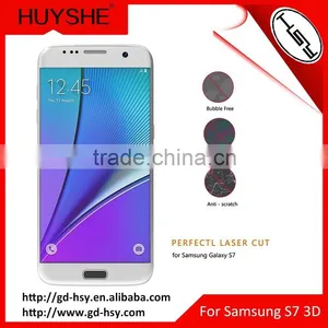HUYSHE Hot Selling 3D Tempered Glass for Samsung Galaxy S7 Screen Protector thumbnail-3