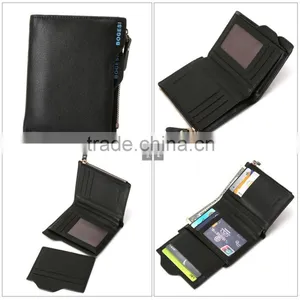 Men's Leather ID Multi Functional Wallet Credit Card Wallet Fashion Wallet For Men thumbnail-2