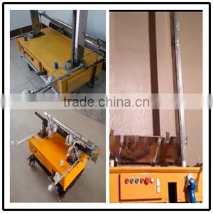 Wall Cement And Gypsum Automatic Plastering Machine With Good Quality thumbnail-1