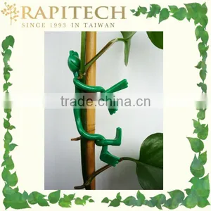Green Plastic Frog Plant Tie Garden Tie thumbnail-2