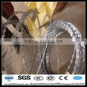 450mm Coil Diameter Concertina Razor Barbed Wire thumbnail-4