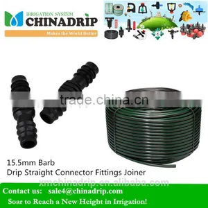 Chinadrip 15.5mm Barb Drip Straight Connector Fittings Joiner thumbnail-1