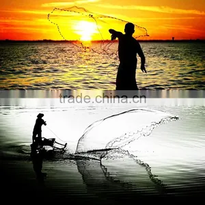 HOT SALE Diameter 5m Fishing American Cast Net thumbnail-6