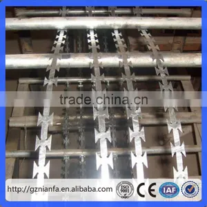 Security Prison Jail Fence With Razor Barbed Wire/concertina Razor Wire(Guangzhou Factory) thumbnail-1