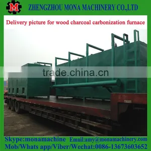 Wood Tar Oil and Exhaust Gas Collected Charcoal Carbonization Furnace thumbnail-4