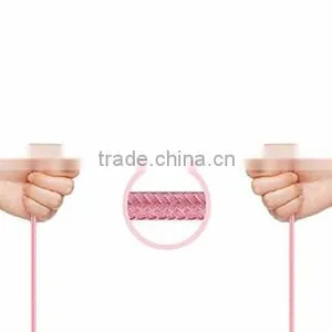 Strong Braided + Metal Connector Micro Usb Cable , Colorful Data Cable , Fast Charging for Iphone Cable thumbnail-5