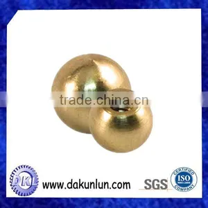 Hot Sale PrecisionThreaded Brass Ball With Hole thumbnail-2
