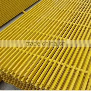 Yellow Color FRP Pultruded Grating /fiberglass Rail Fence thumbnail-2