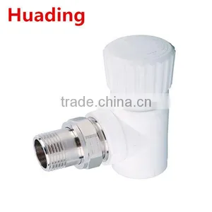 Ppr Fitting ,90 Degree Radiator Valve for Hot Water thumbnail-1