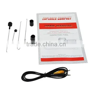 Industrial 2.31" TFT LCD 8mm Camera Video Borescope Endoscope 4 LED Lights AV Output SnakeScope 3FT Cable Surveillance Tool thumbnail-5