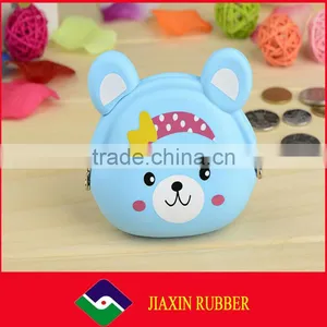 2014 Newest Design China Wholesale Colorful Cute Silicone Small Coin Bag thumbnail-1