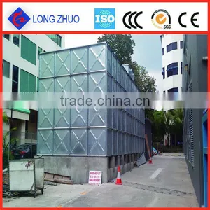 Galvanize Steel Water Tank for Water Treatment/Pressed Galvanized Steel Water Tank thumbnail-1