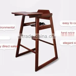 Baby Wooden Dinning Chair Wood Highchair thumbnail-2