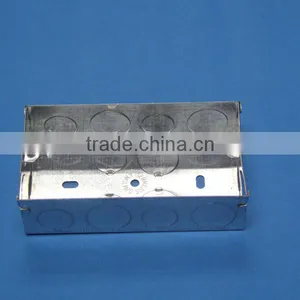 Junction Box- BS4662--3x6/2gang /GI Box 47mm thumbnail-5