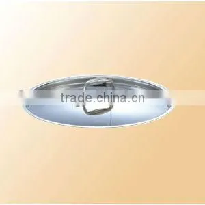 Restaurant And Hotel Round Stainless Steel Non-stick Dumpling Cooking Or Frying Grill Pan With Two Holder thumbnail-1