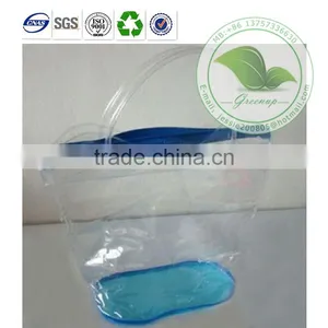 2014 New Pattern Transparent PVC Tote Bag With Zipper For Sale thumbnail-2