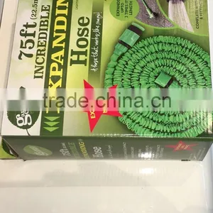 75 Ft Flexible Expandable Garden, Hose Nozzle thumbnail-2