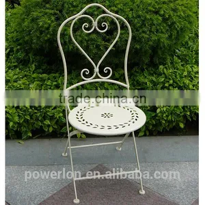 Lovely Stylish Wrought Iron Patio Set Outdoor Furniture 2 Chairs 60cm Round thumbnail-2