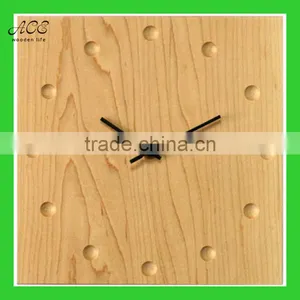 Custom Wood Wall Clock Home Decorative Wood Wall Clock Home Goods Wall Clocks thumbnail-2