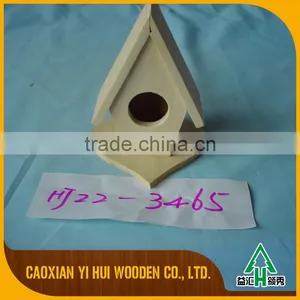 Decor Wooden Bird House Feeder Model thumbnail-1