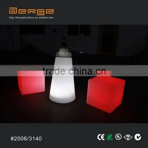 Led Glass Bar Table Party Cocktail Tables Cooktail Table and Chair Set thumbnail-1